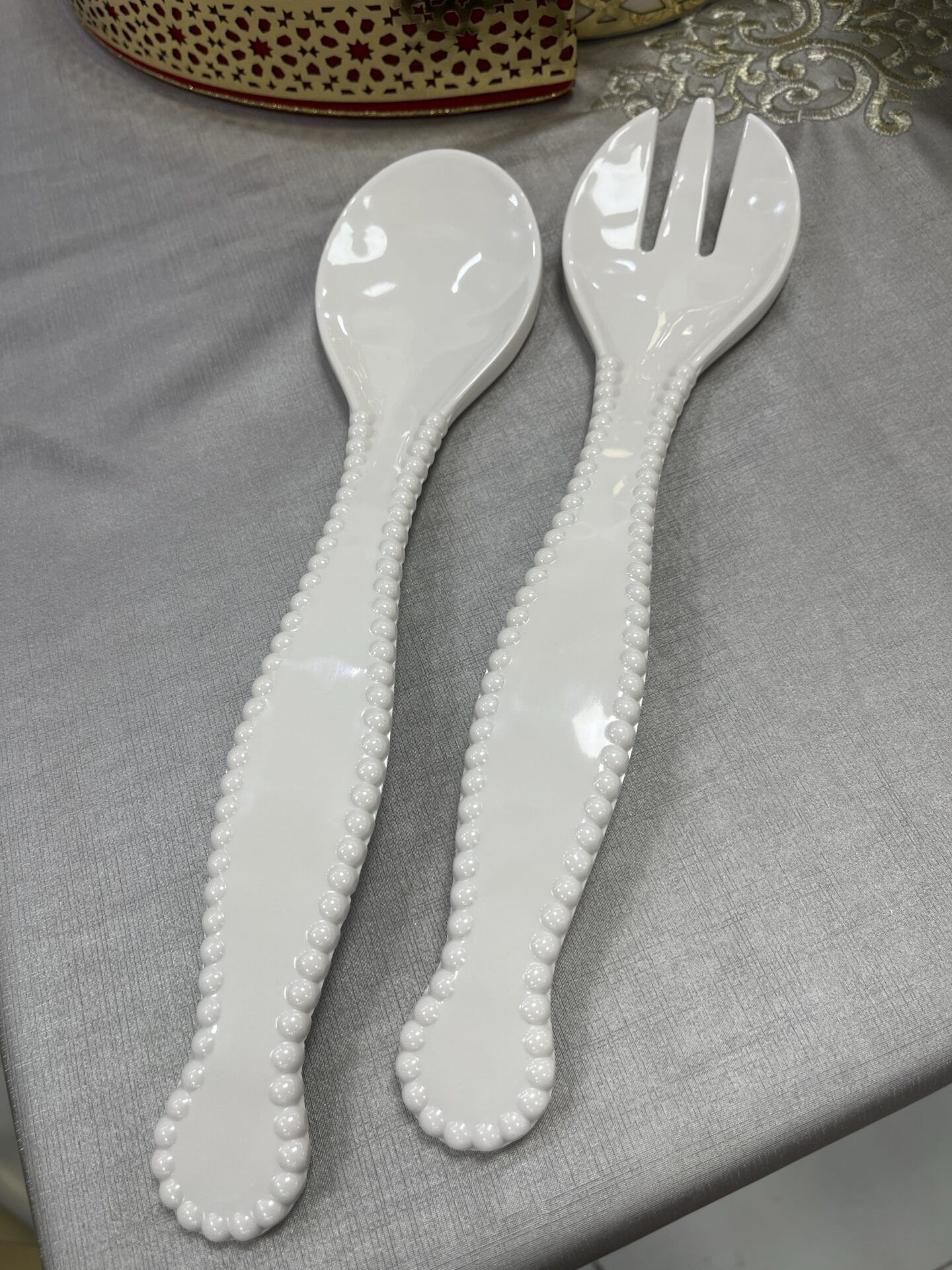 Set couverts à salade perlette – Image 1