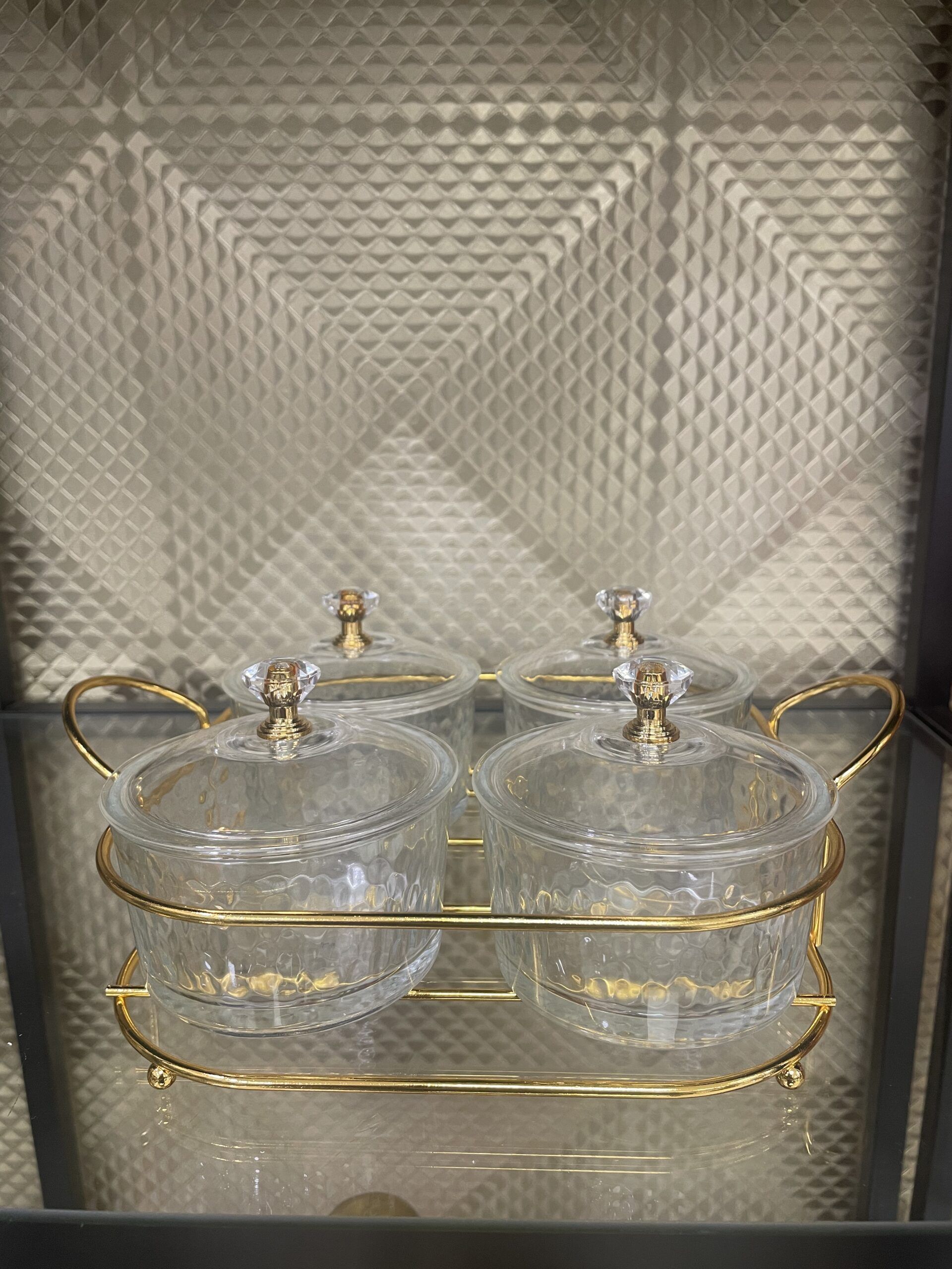 PRÉSENTOIR FRUITS SECS OU SAUCES X4 ROND – Image 1