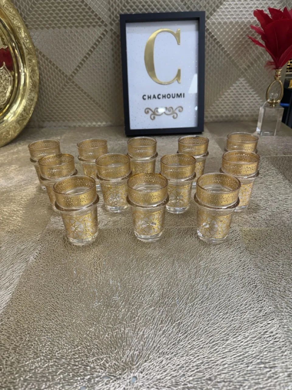 Set 12 verres à thé beldi étoile – Image 2