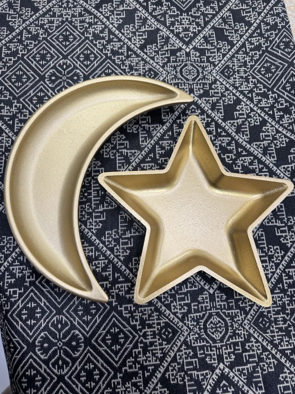 Ensemble lune étoile doré – Image 1