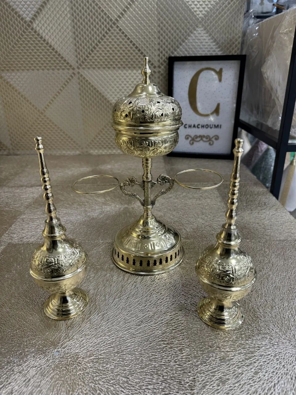 Mbikhra et 2 Mricha cuivre doré – Image 3