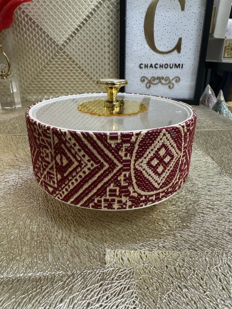 IMG_6486 – Grande Boite ronde 16 cm tarz el fassi rouge – Image 1