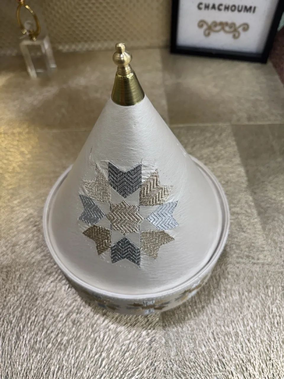 Tayfour simili cuir zelij cartier – Image 2