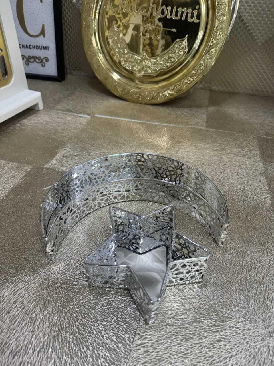 Lune étoile argenté – Image 1