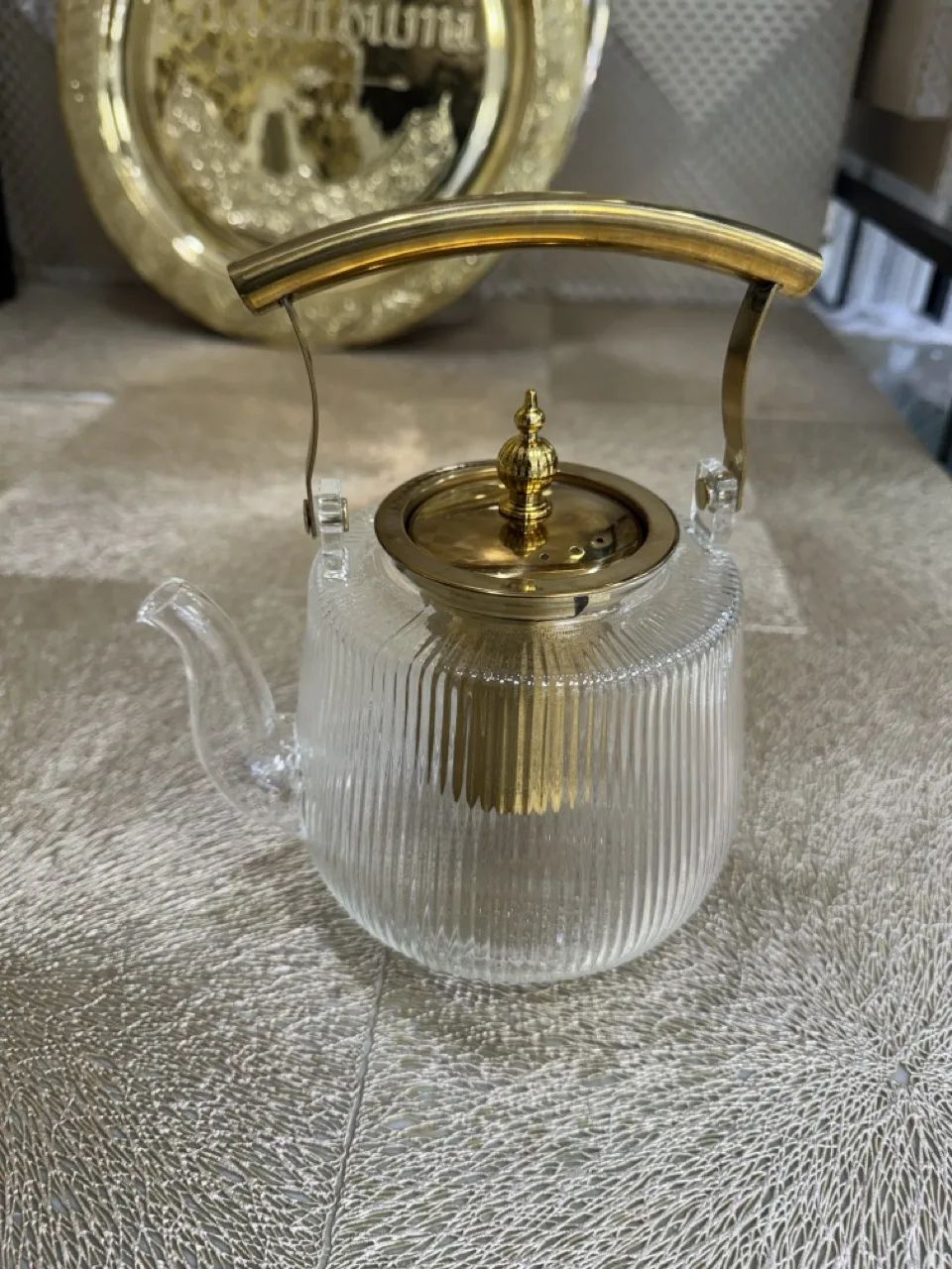 Théière transparent en verre – Image 1