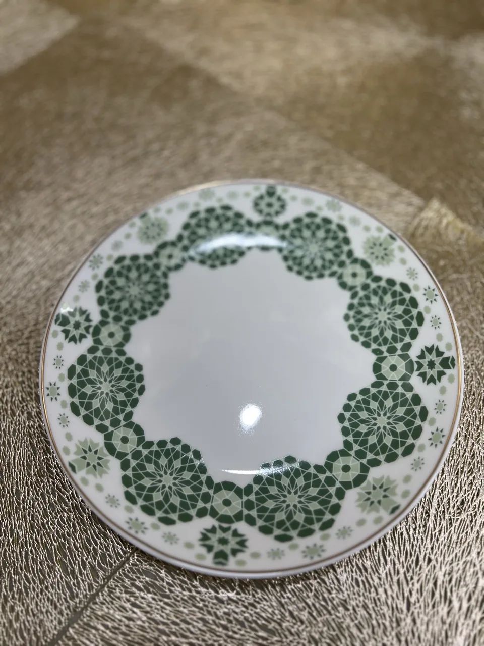 Service de table vert 25 pièces pour 6 personnes – Image 5