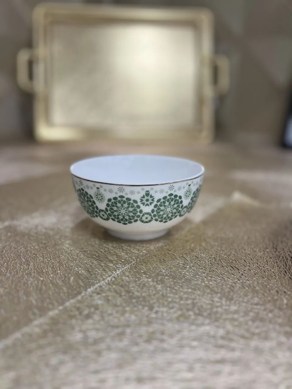 Service de table vert 25 pièces pour 6 personnes – Image 6