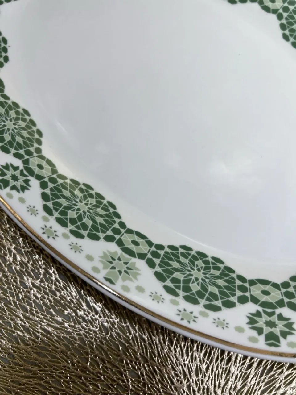 Service de table vert 25 pièces pour 6 personnes – Image 10