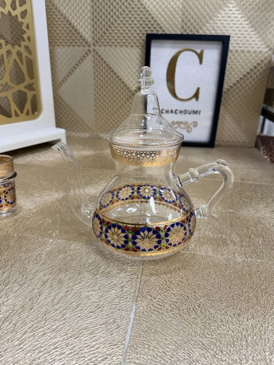 Set à Thé Marocain Zellige Bleu – Image 4