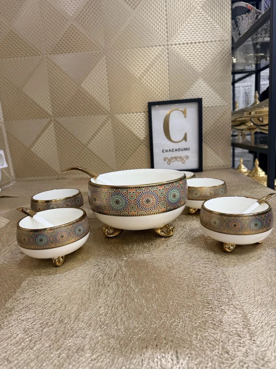 Set 14 pièces en Porcelaine Zellige FES – Image 1