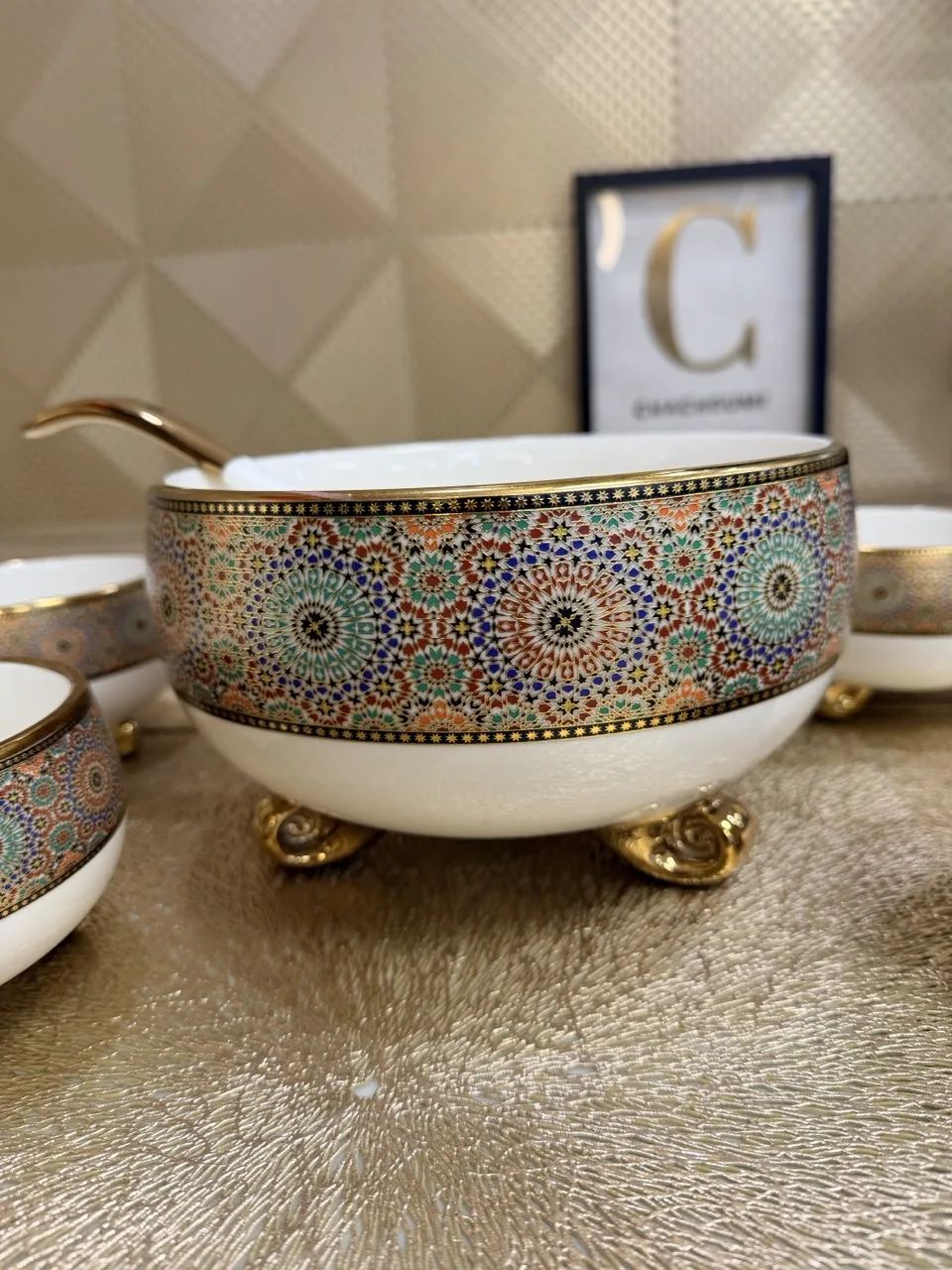 Set 14 pièces en Porcelaine Zellige FES – Image 2