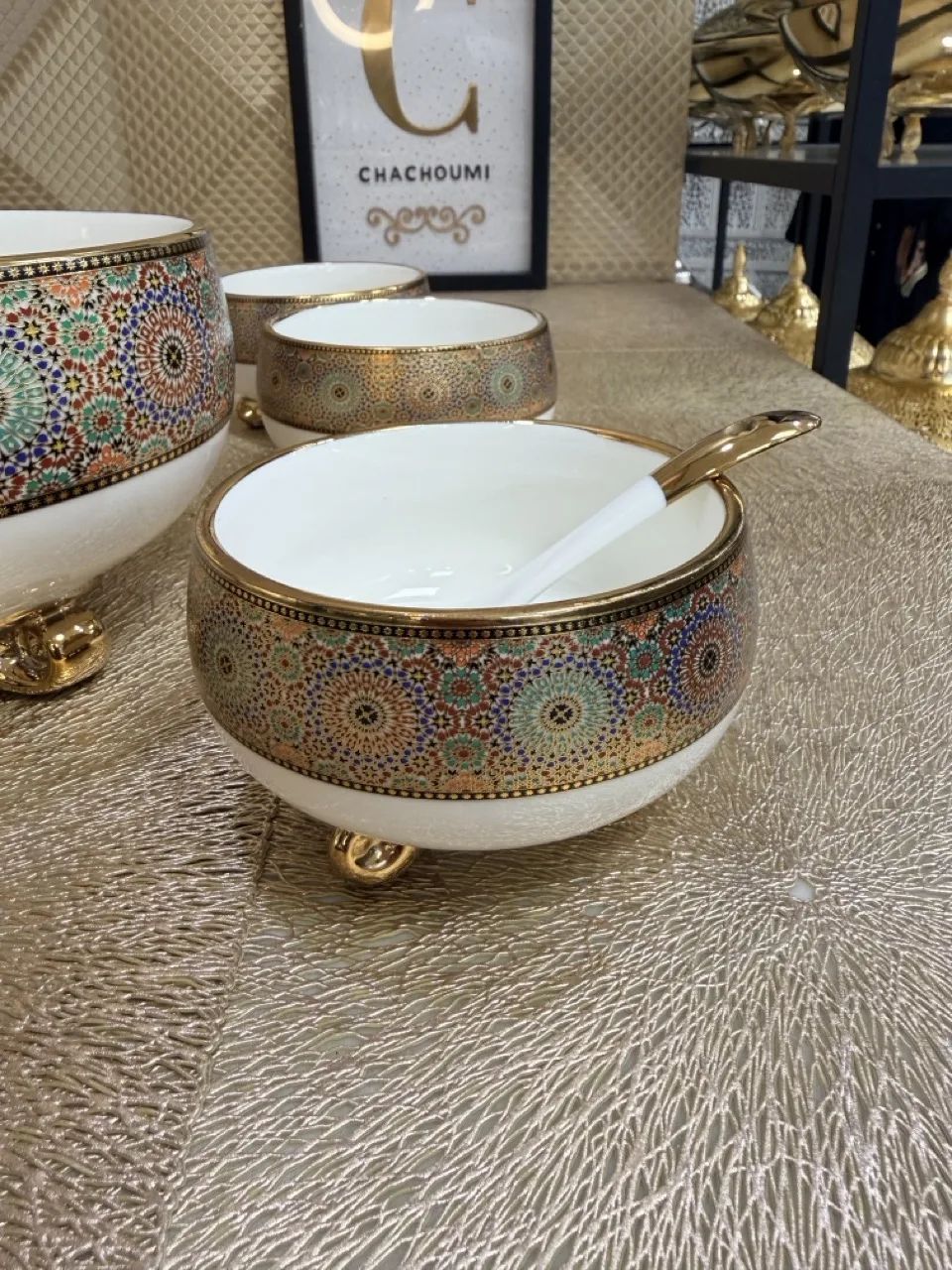 Set 14 pièces en Porcelaine Zellige FES – Image 3