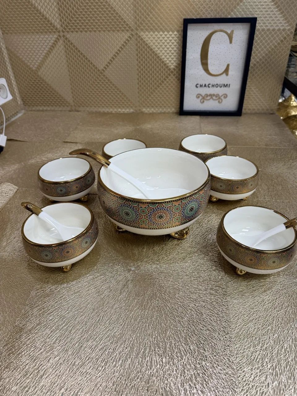 Set 14 pièces en Porcelaine Zellige FES – Image 4