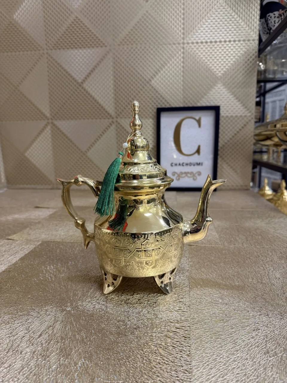 Théière marocaine Maestro dorée