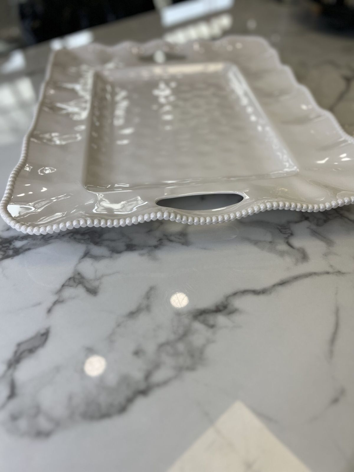 Grand Plateau rectangulaire Perlette – Image 2