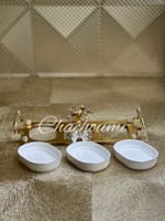 Présentoir papillon 3 coupelles ovales – Image 2