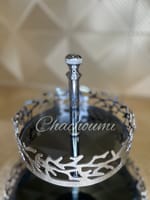 Présentoir rond branche Argenté – Image 2