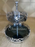 Présentoir rond branche Argenté