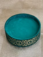 Sinya velours vert doré pm – Image 2