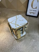 Set 12 Pots Epices Transparent Doré – Image 2