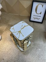 Set 16 Pots Epices Transparent Doré – Image 2