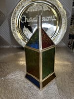 Lanterne orientale multicolore doré – Image 2