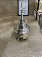 Petit tayfour martelé argenté en cuivre – Image 2