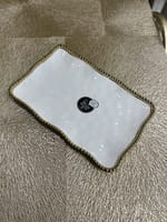 Plat rectangle perlé – Image 2