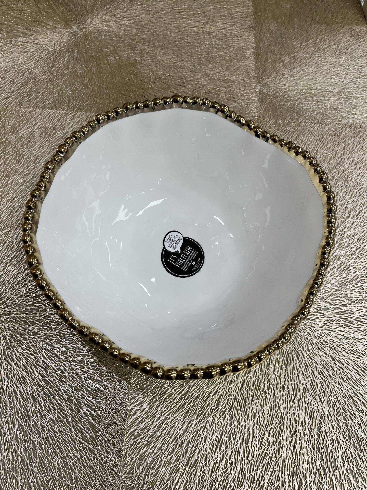 Saladier rond perlé – Image 2