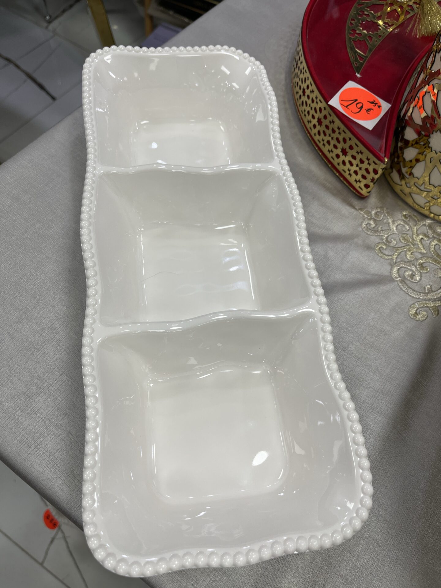 Plat à 3 sections perlette – Image 2