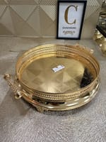 Sinya marocaine dorée en inox