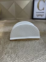 Porte serviette porcelaine et bois