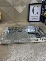 Petit plateau miroir 25x39 cm