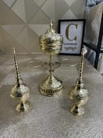 Mbikhra et 2 Mricha cuivre doré – Image 3