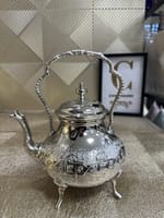Théière marocaine bo9raj argenté cuivre