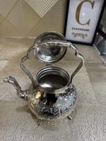 Théière marocaine bo9raj argenté cuivre – Image 3