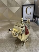 Théière marocaine magana doré cuivre moyen – Image 2