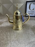 Théière marocaine Brik doré cuivre moyen