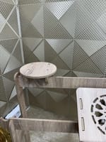 Support tapis de prière Coran et mbikhra beige – Image 5