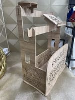 Support tapis de prière Coran et mbikhra beige – Image 6