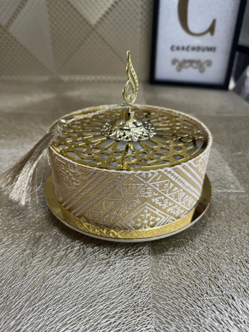 Boite orientale doré