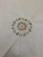 Nappe rectangle 2,50m x 1,40m blanc cassé zelij cartier – Image 2