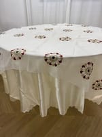 Voilage + sous nappe zelij rouge vert – Image 3