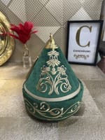 Tayfour velours vert 22,5 cm