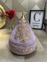 Tayfour velours rose 22,5 cm