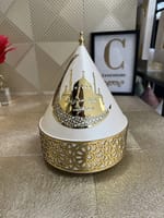 Tayfour eid mubarak écrit en arabe 21 cm