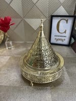 Tayfour ajouré cuivre doré 28 cm