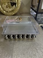 Présentoir argenté gm