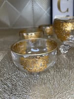 Set soupière baroque transparent doré – Image 3