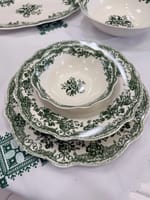 Service de table en porcelaine 26 pièces vert – Image 4